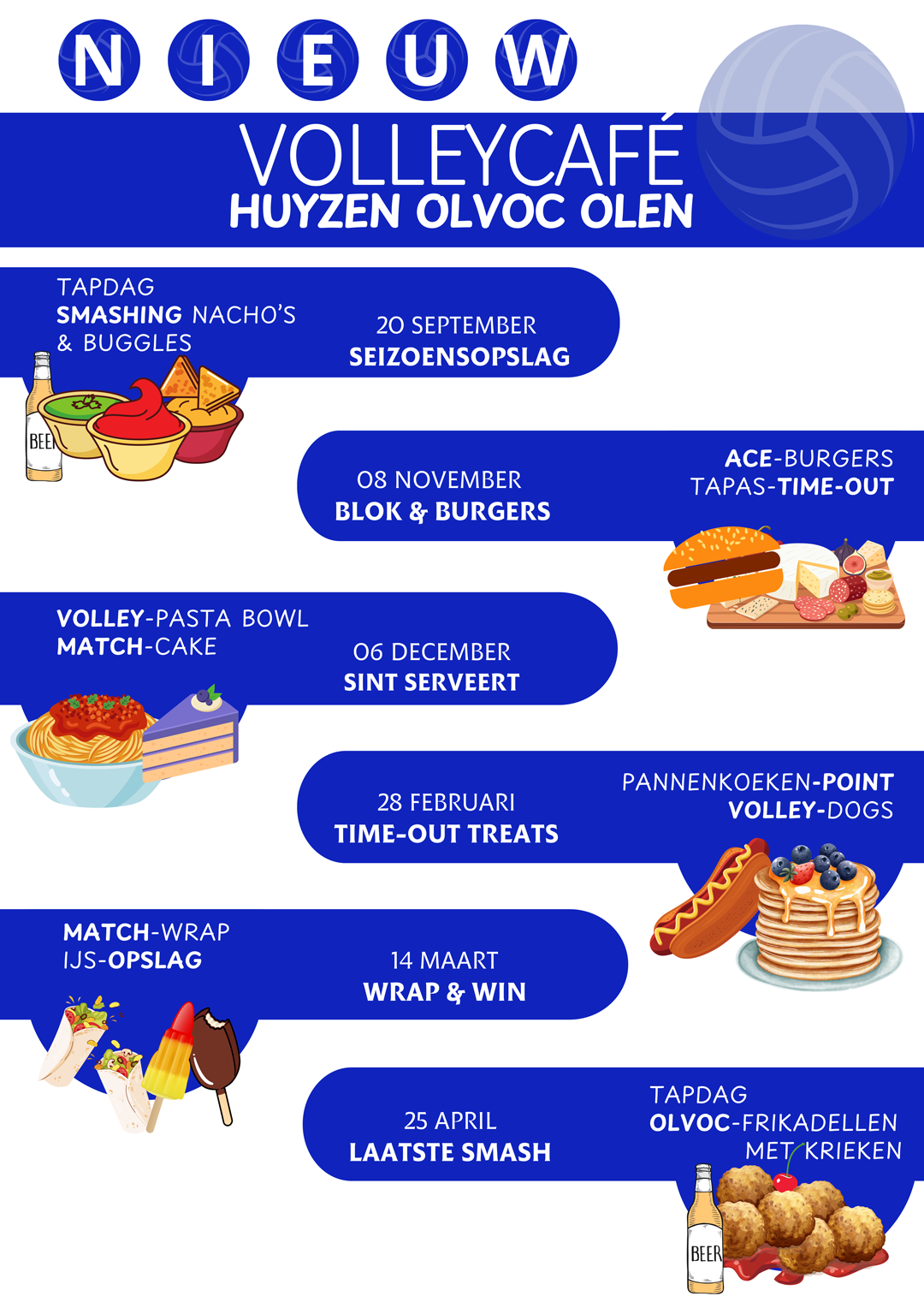 Affiche volleycafé