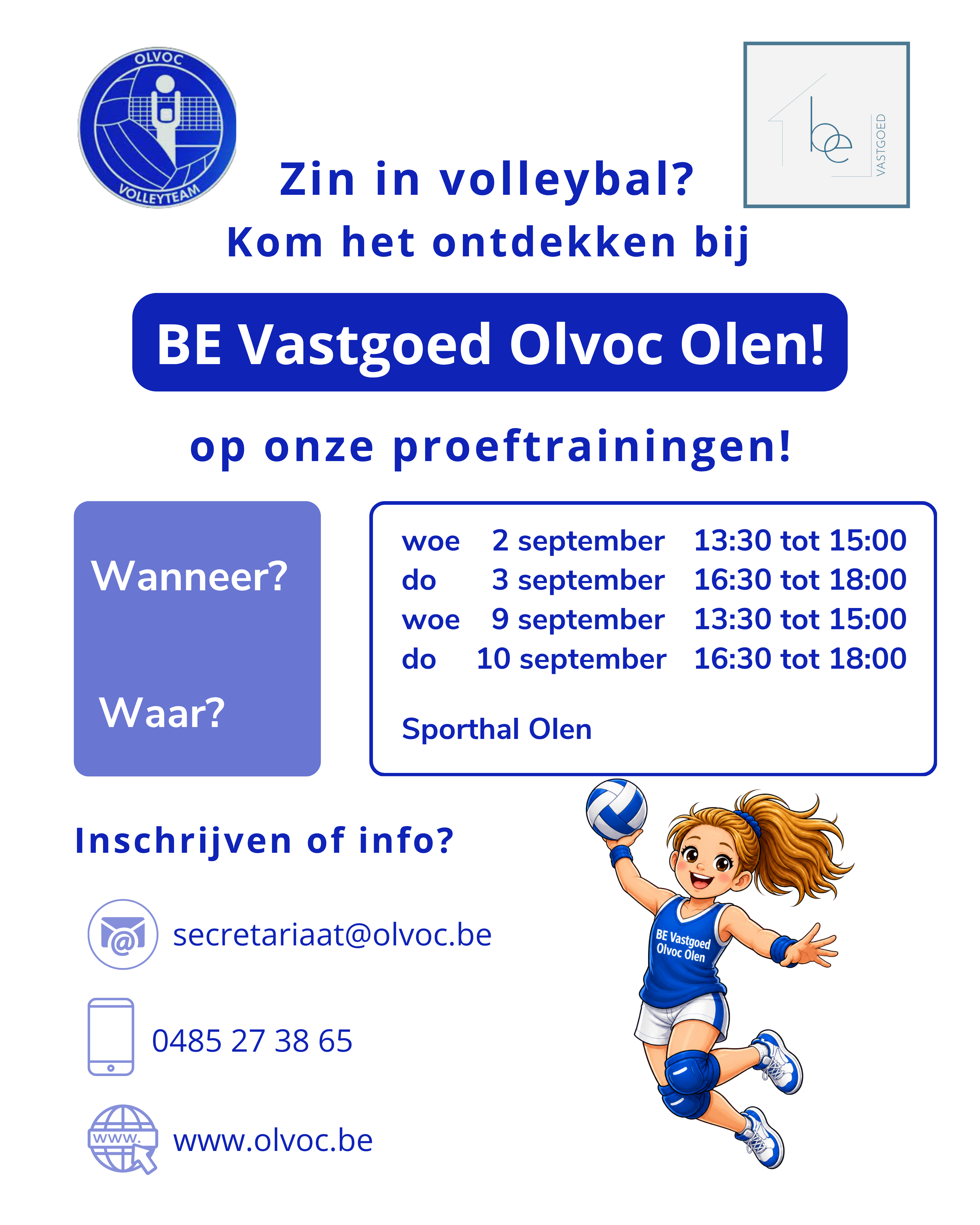 Affiche nieuwe leden
