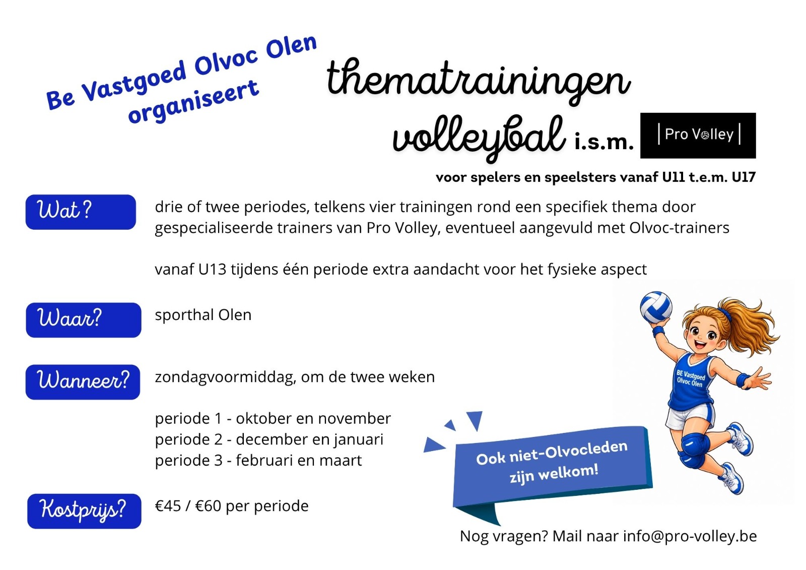 Affiche thematrainingen